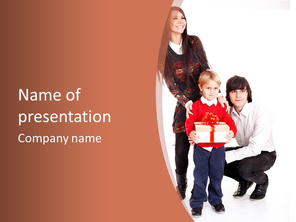 Valentine Little Smile PowerPoint Template