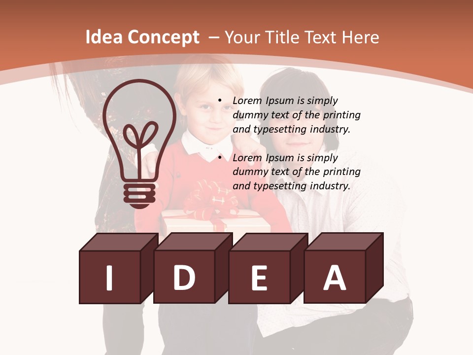 Valentine Little Smile PowerPoint Template