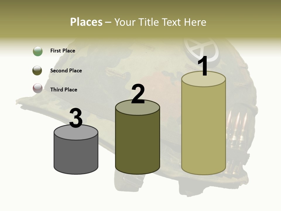 Peace White Tatty PowerPoint Template