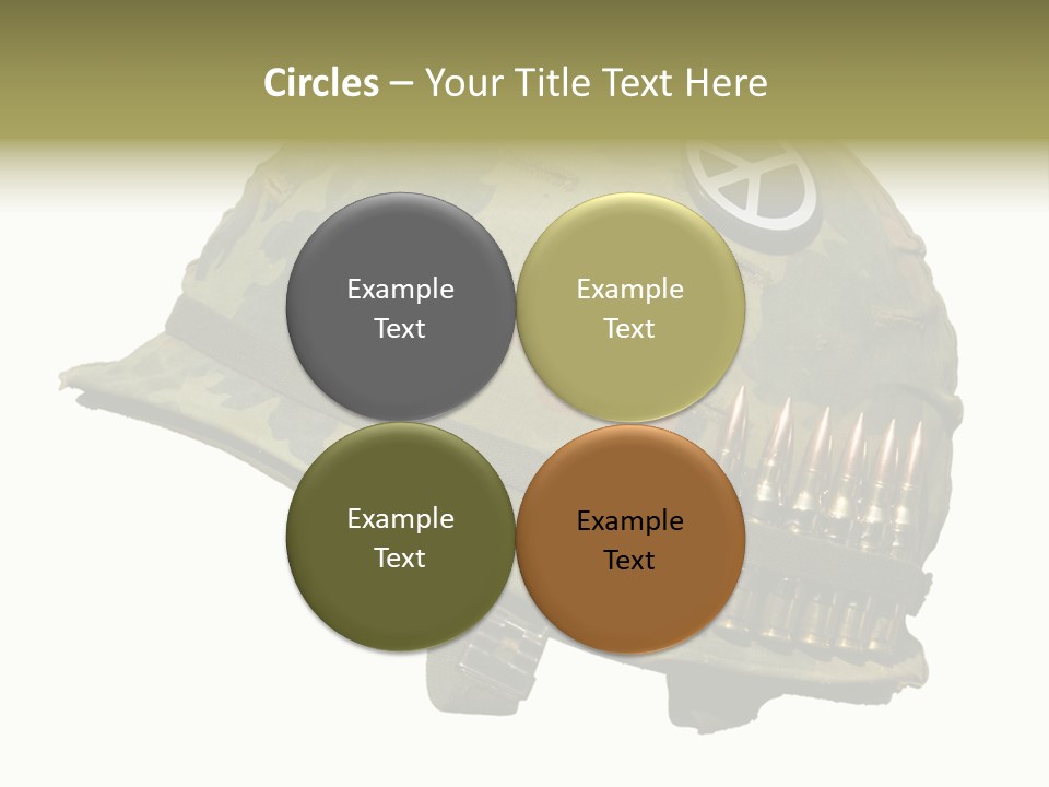 Peace White Tatty PowerPoint Template