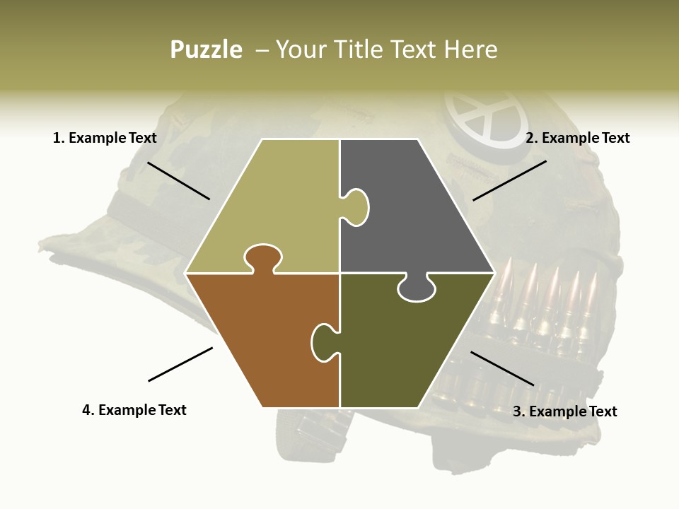 Peace White Tatty PowerPoint Template