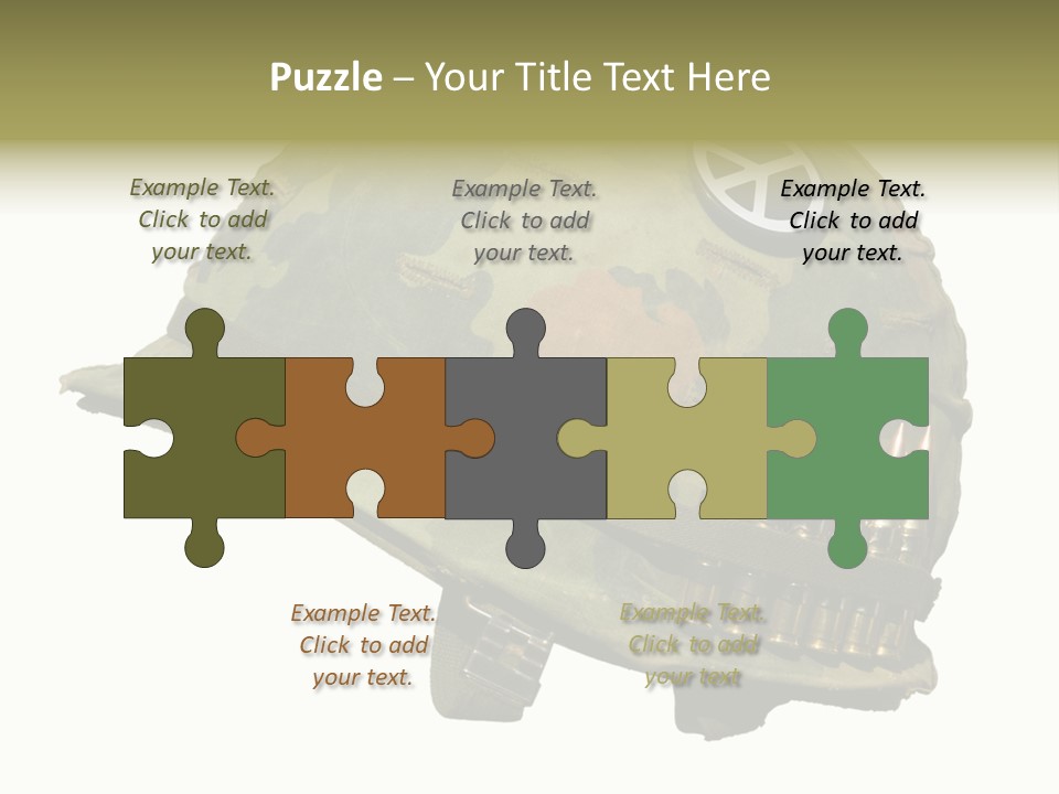 Peace White Tatty PowerPoint Template