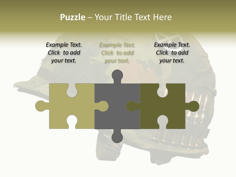 Peace White Tatty PowerPoint Template