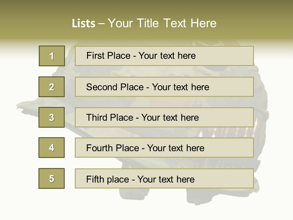 Peace White Tatty PowerPoint Template