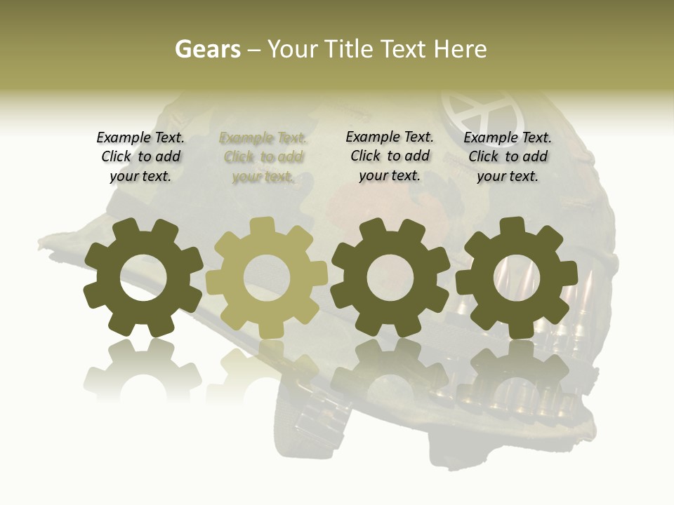 Peace White Tatty PowerPoint Template