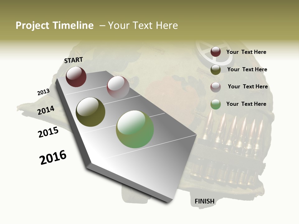 Peace White Tatty PowerPoint Template