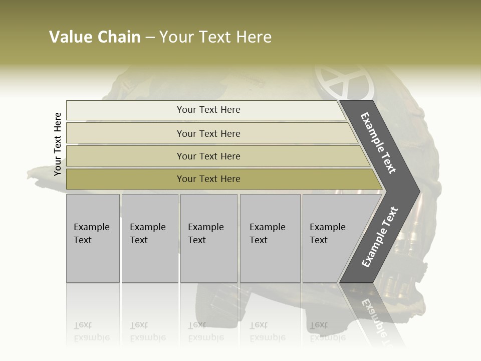 Peace White Tatty PowerPoint Template