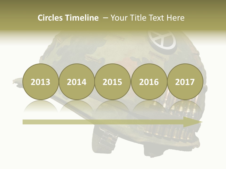 Peace White Tatty PowerPoint Template