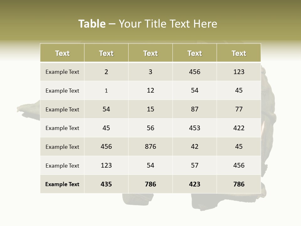 Peace White Tatty PowerPoint Template