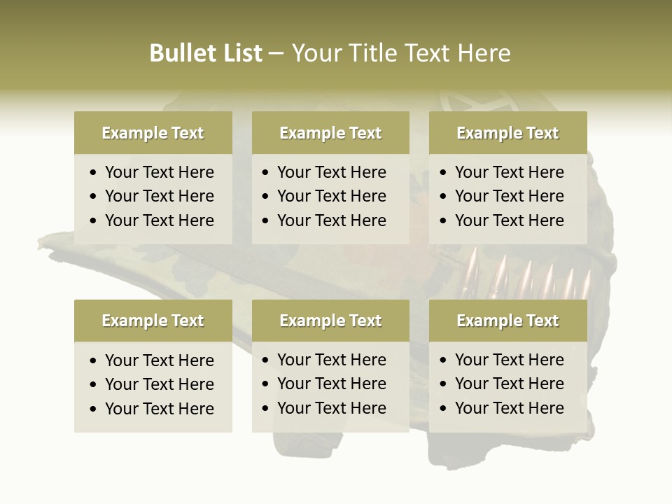 Peace White Tatty PowerPoint Template