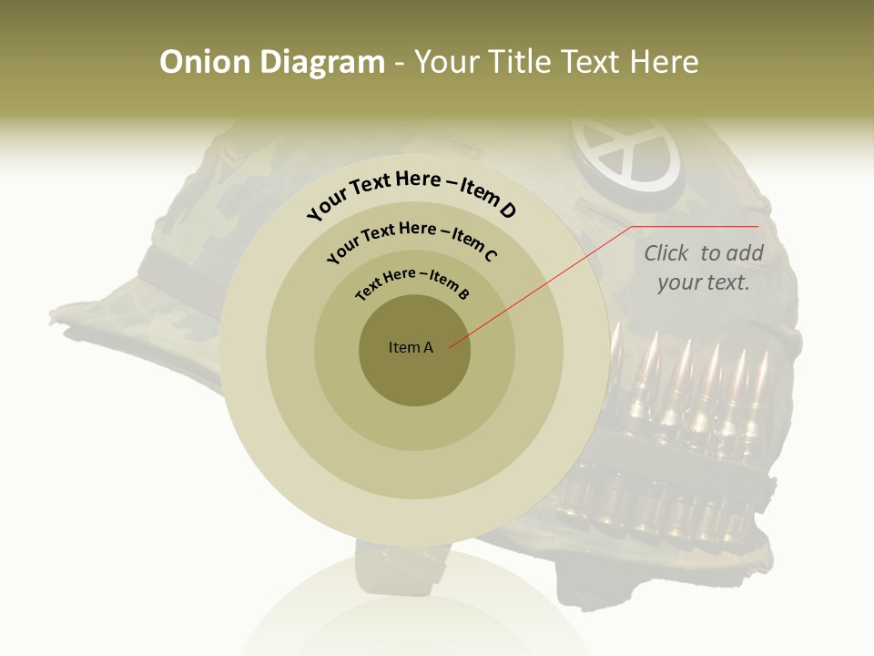 Peace White Tatty PowerPoint Template