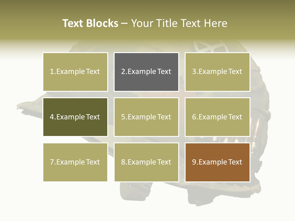 Peace White Tatty PowerPoint Template