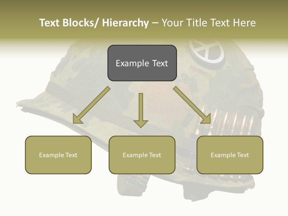 Peace White Tatty PowerPoint Template