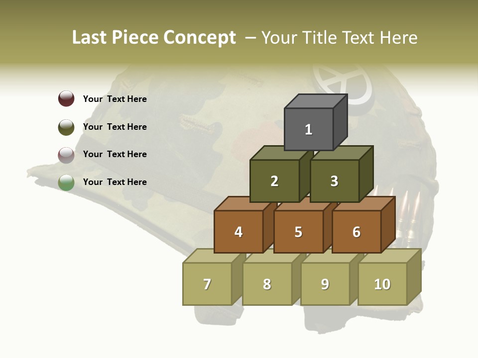 Peace White Tatty PowerPoint Template