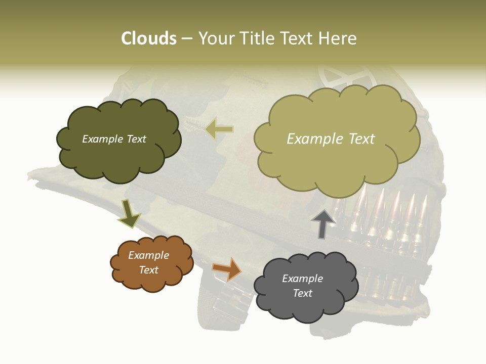 Peace White Tatty PowerPoint Template
