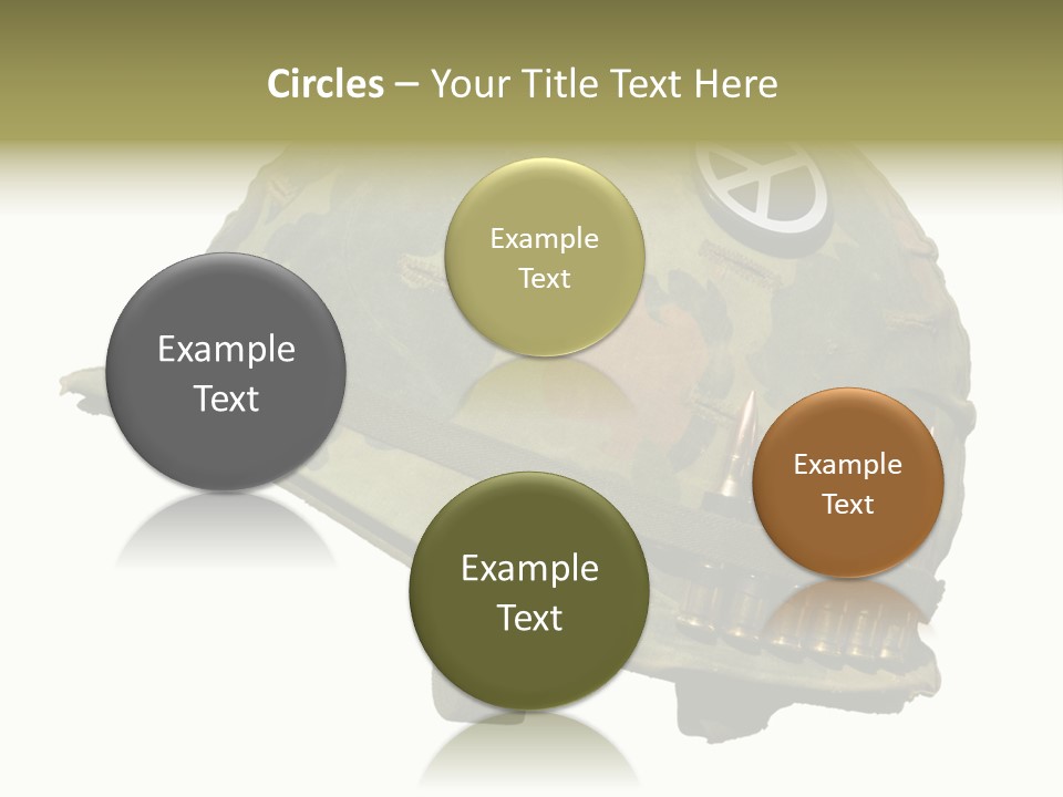 Peace White Tatty PowerPoint Template