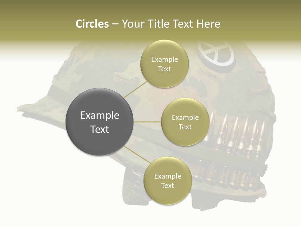 Peace White Tatty PowerPoint Template