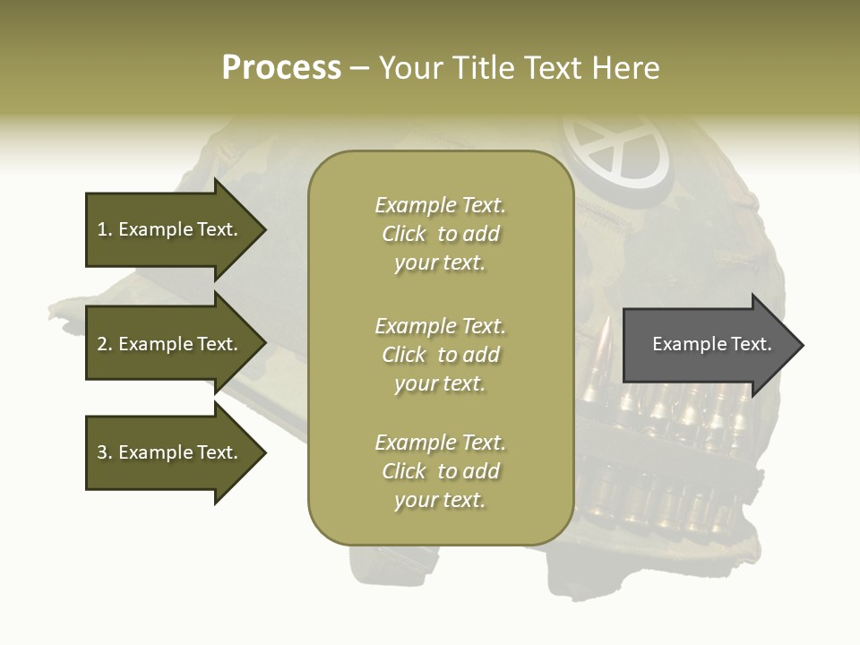 Peace White Tatty PowerPoint Template