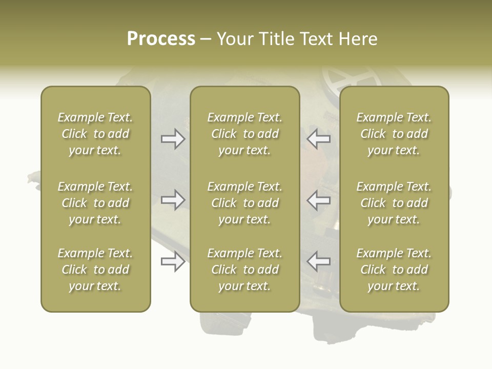 Peace White Tatty PowerPoint Template