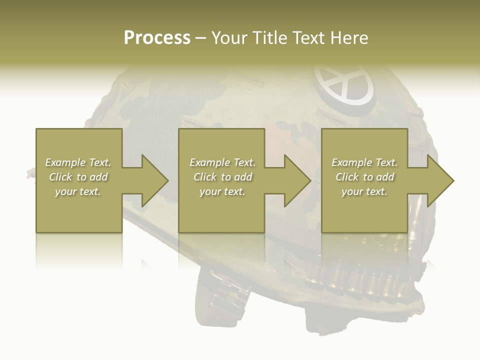 Peace White Tatty PowerPoint Template