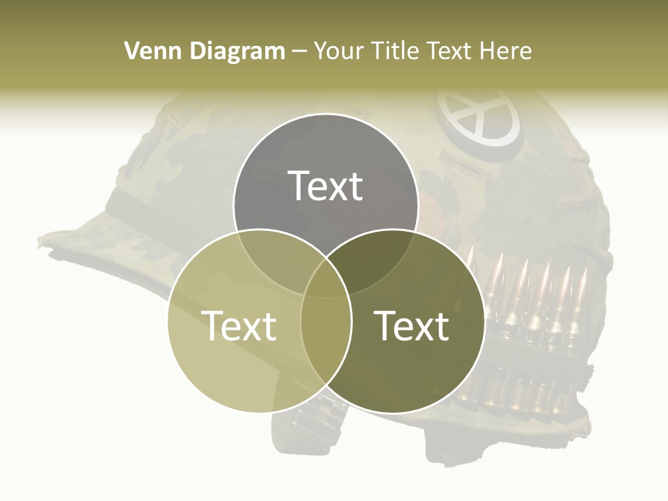 Peace White Tatty PowerPoint Template