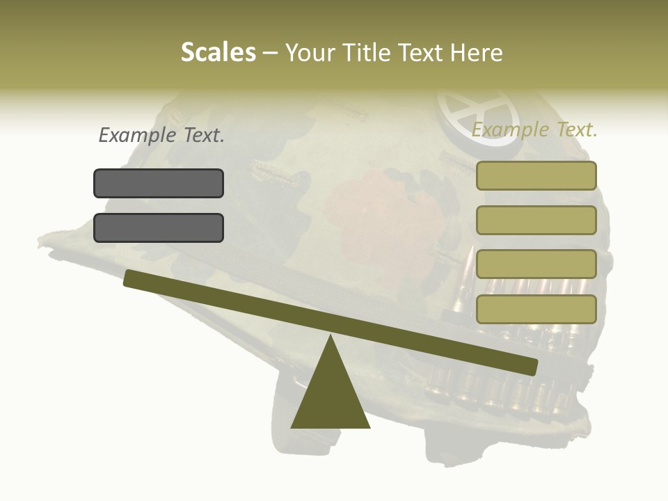 Peace White Tatty PowerPoint Template