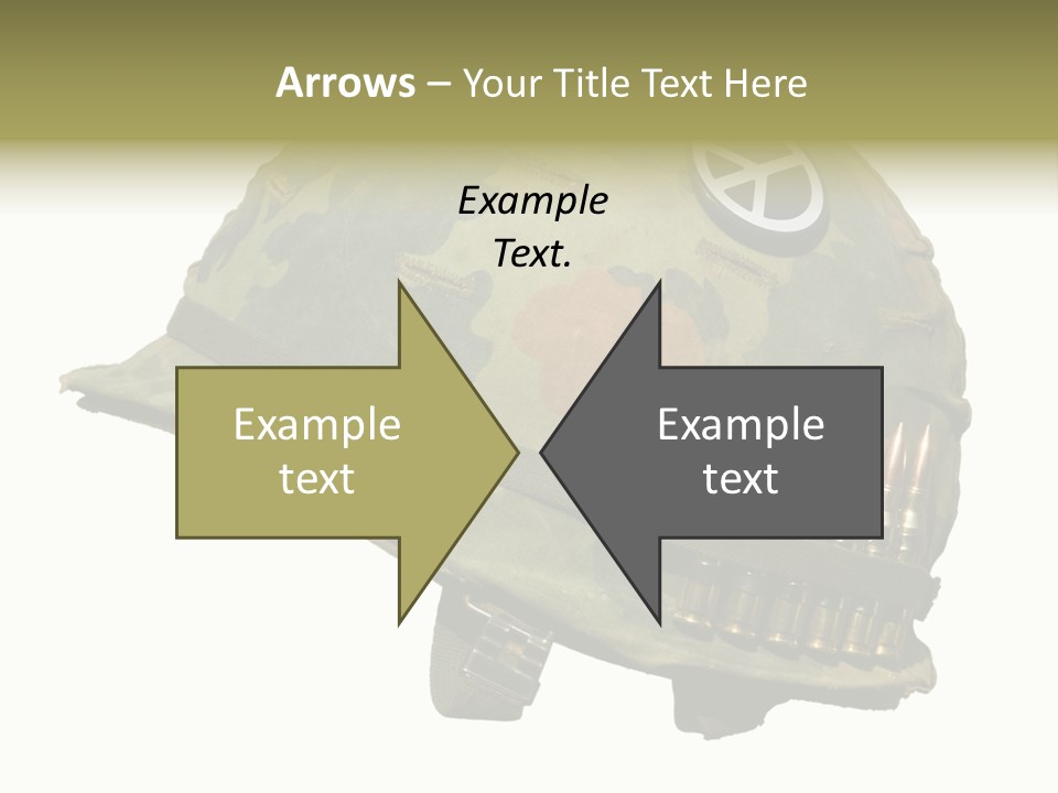 Peace White Tatty PowerPoint Template