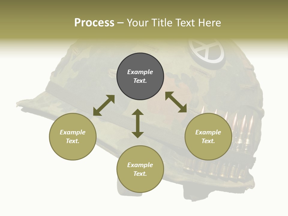 Peace White Tatty PowerPoint Template