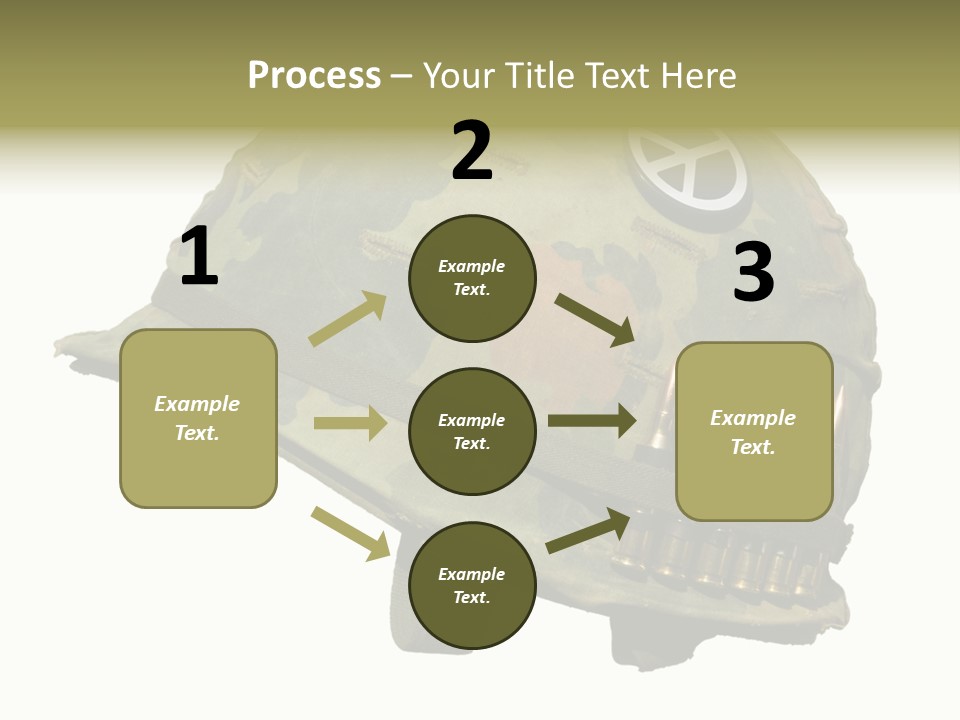 Peace White Tatty PowerPoint Template