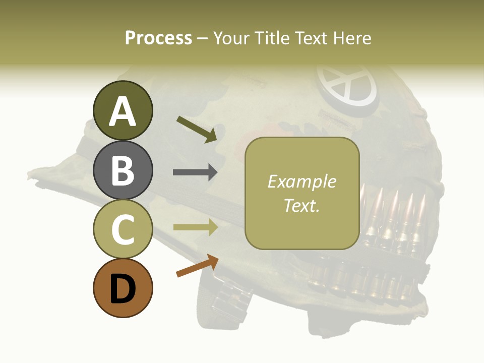 Peace White Tatty PowerPoint Template