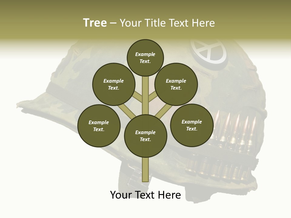 Peace White Tatty PowerPoint Template