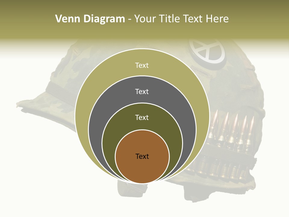 Peace White Tatty PowerPoint Template