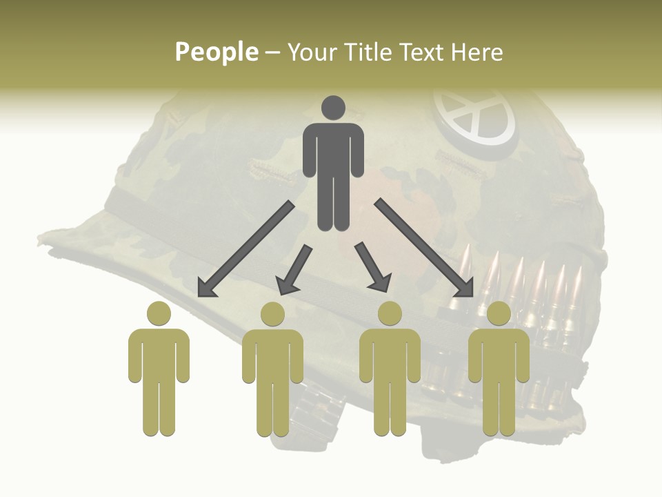 Peace White Tatty PowerPoint Template