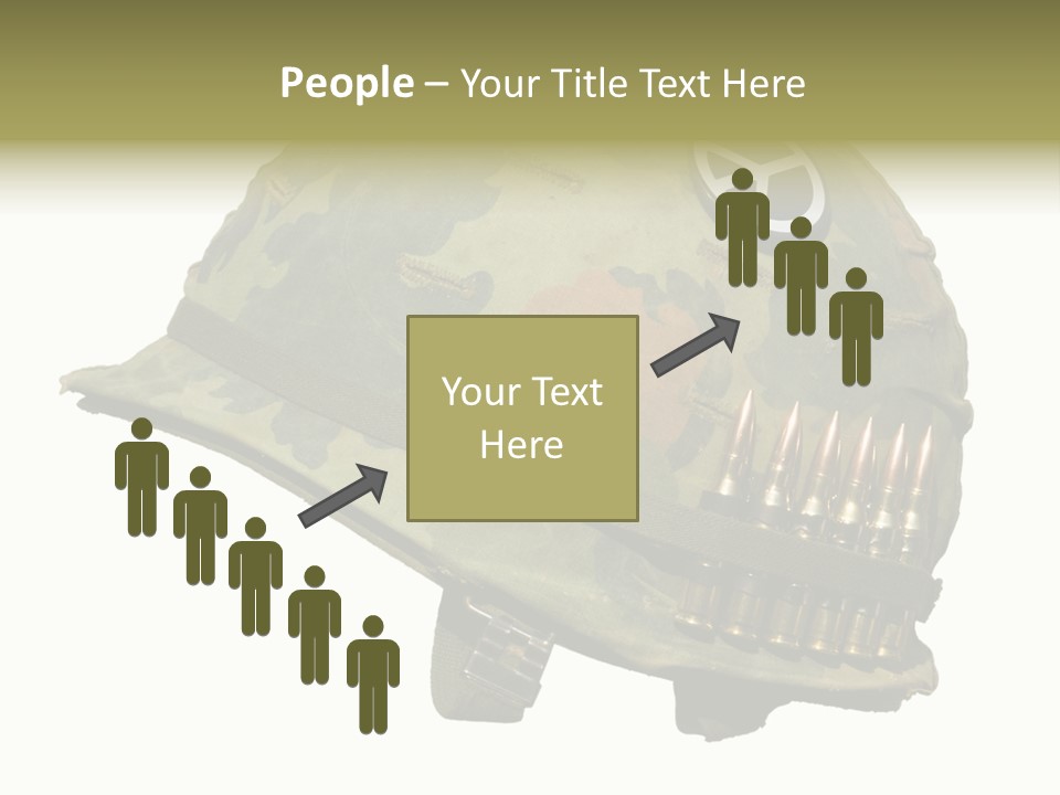 Peace White Tatty PowerPoint Template