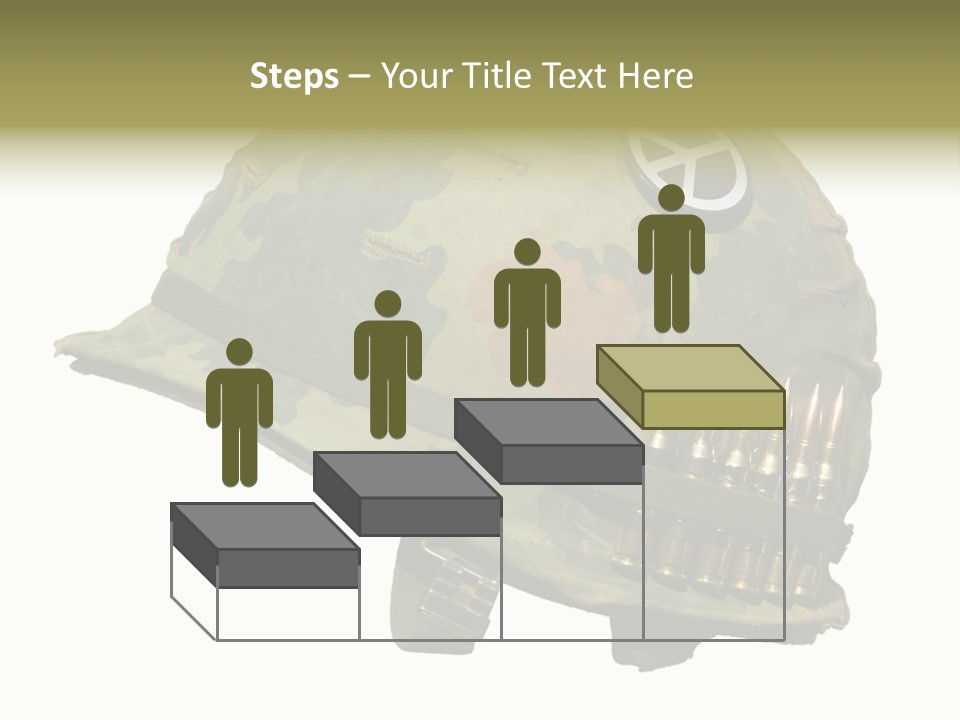 Peace White Tatty PowerPoint Template