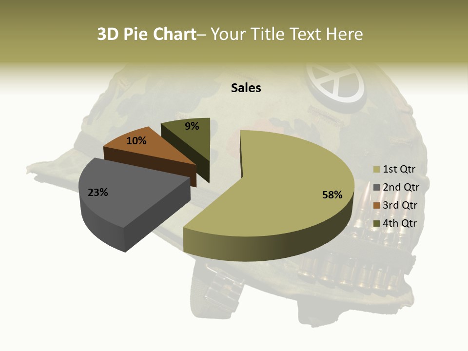 Peace White Tatty PowerPoint Template