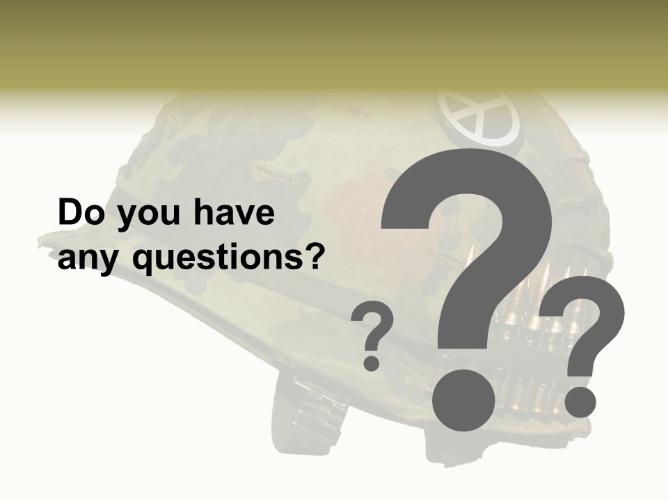 Peace White Tatty PowerPoint Template