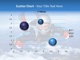 Skydiver Equipment Gladness PowerPoint Template