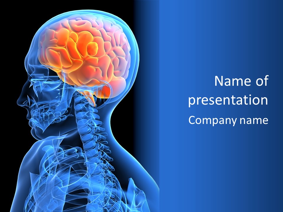 Human Brainy Medical PowerPoint Template