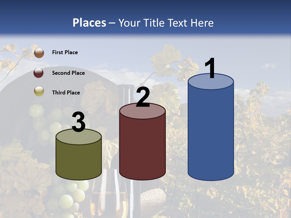 White Yard Sky PowerPoint Template