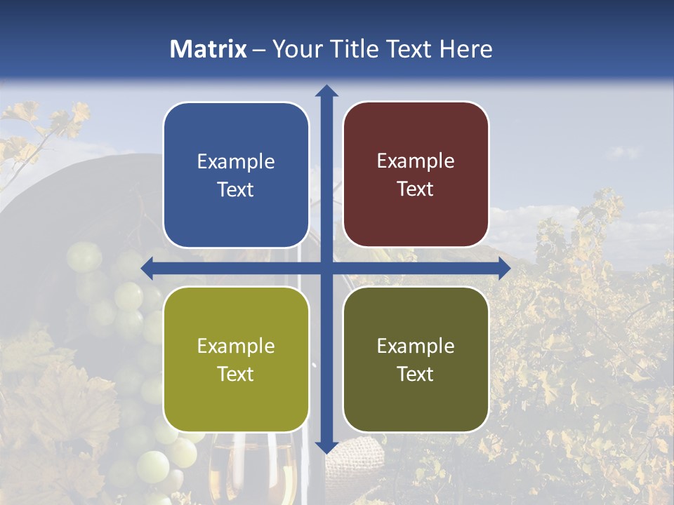 White Yard Sky PowerPoint Template