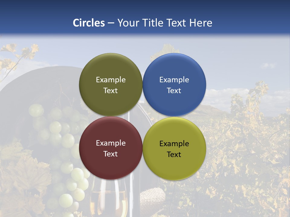 White Yard Sky PowerPoint Template