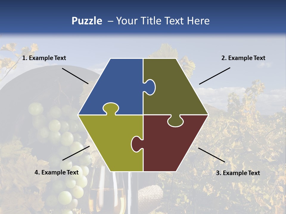 White Yard Sky PowerPoint Template