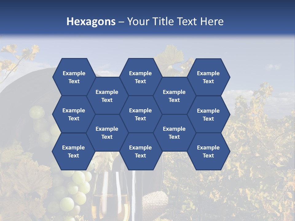 White Yard Sky PowerPoint Template