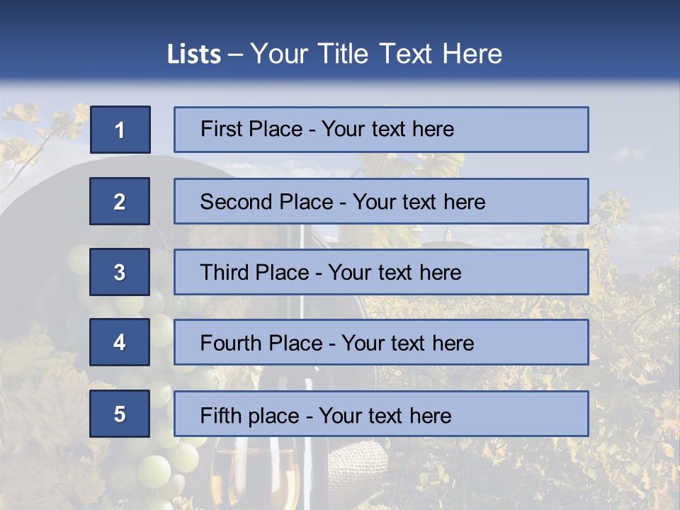 White Yard Sky PowerPoint Template
