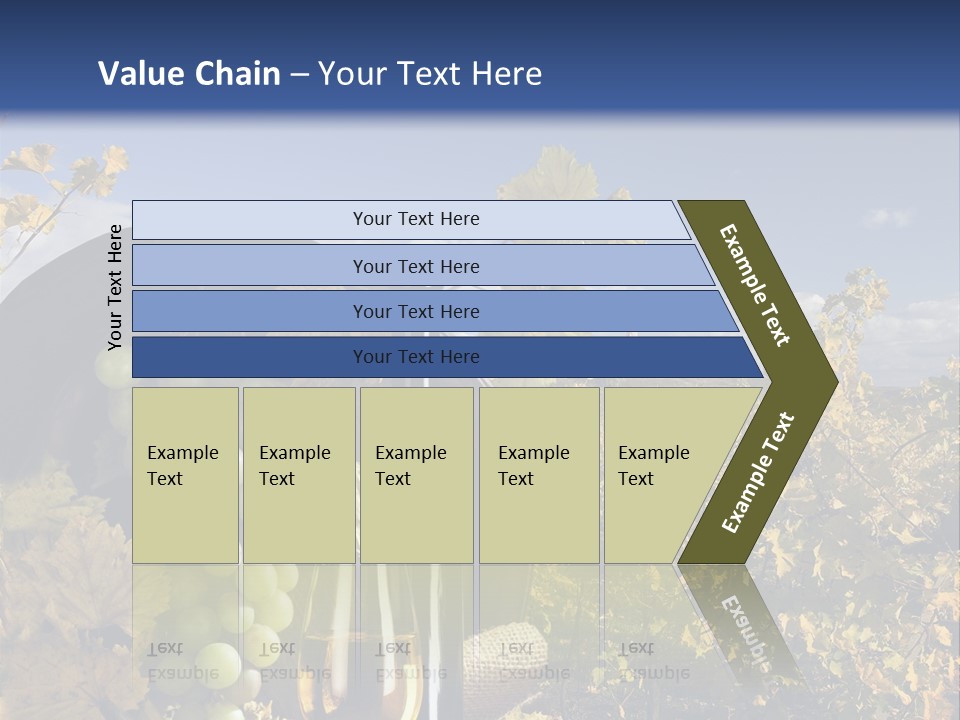 White Yard Sky PowerPoint Template