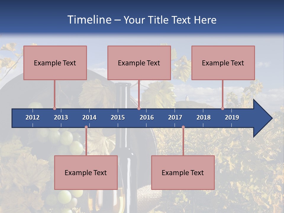 White Yard Sky PowerPoint Template