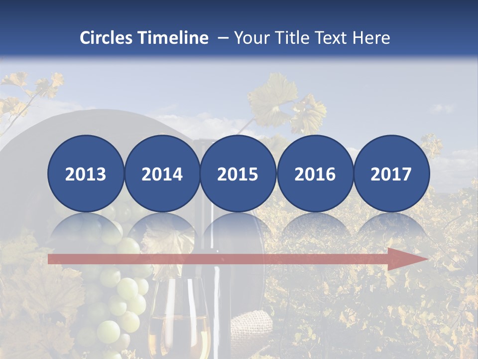 White Yard Sky PowerPoint Template