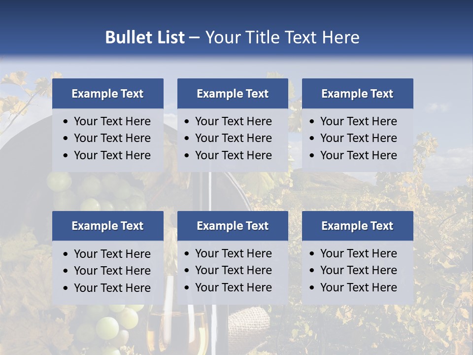 White Yard Sky PowerPoint Template