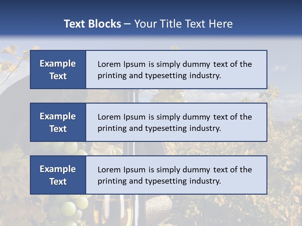 White Yard Sky PowerPoint Template